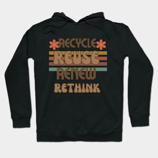 Upcycling Reuse Renew Rethink Hoodie